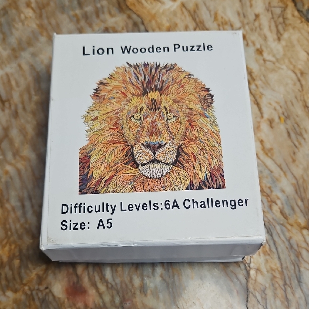 Lion Wooden Puzzle - 6A Challenger
